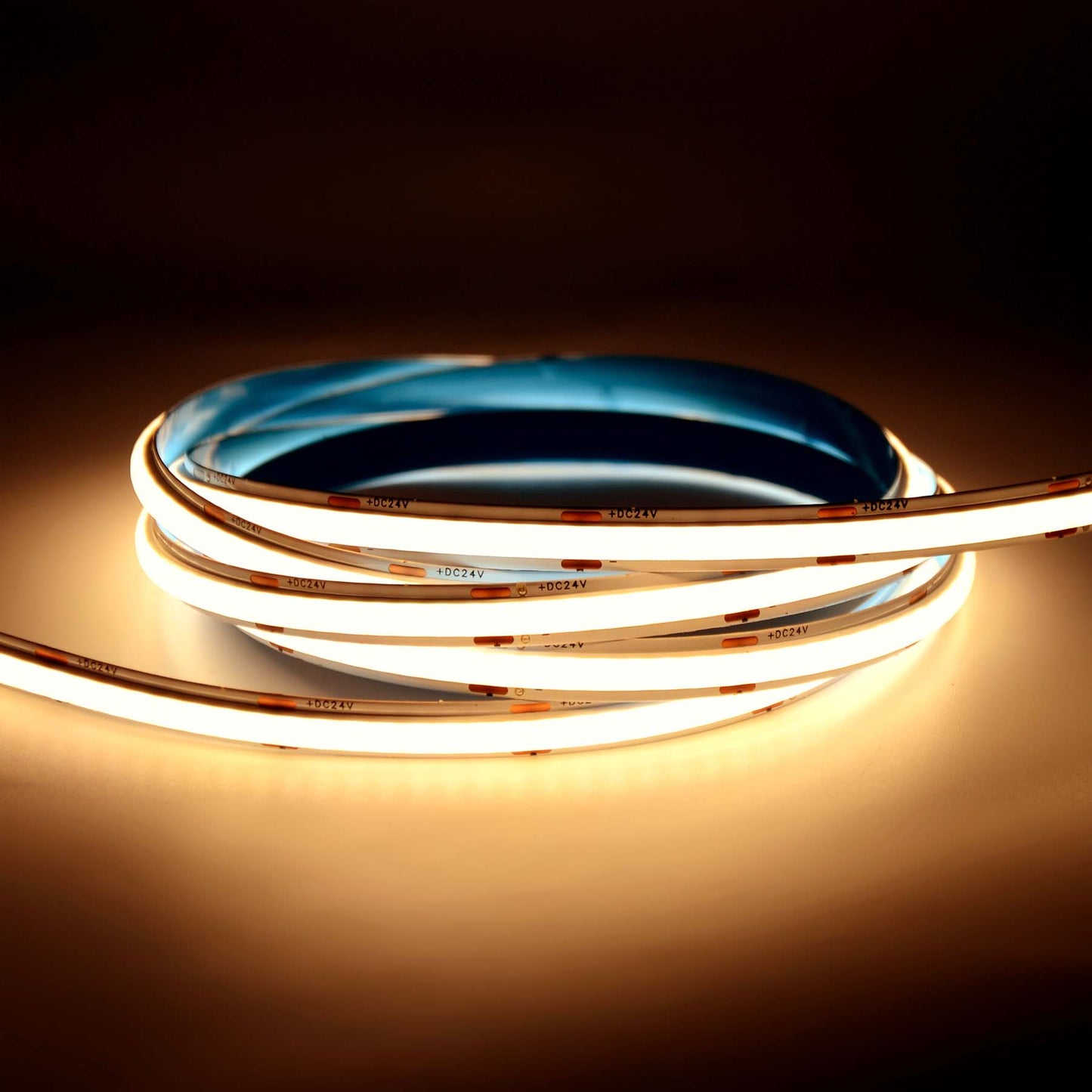  LED COB Strip Light, Seamless, 5M Reel, IP20, 24V, 8mm Wide