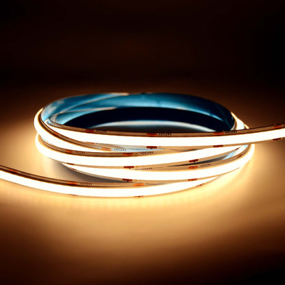  LED COB Strip Light, Seamless, 5M Reel, IP20, 24V, 8mm Wide
