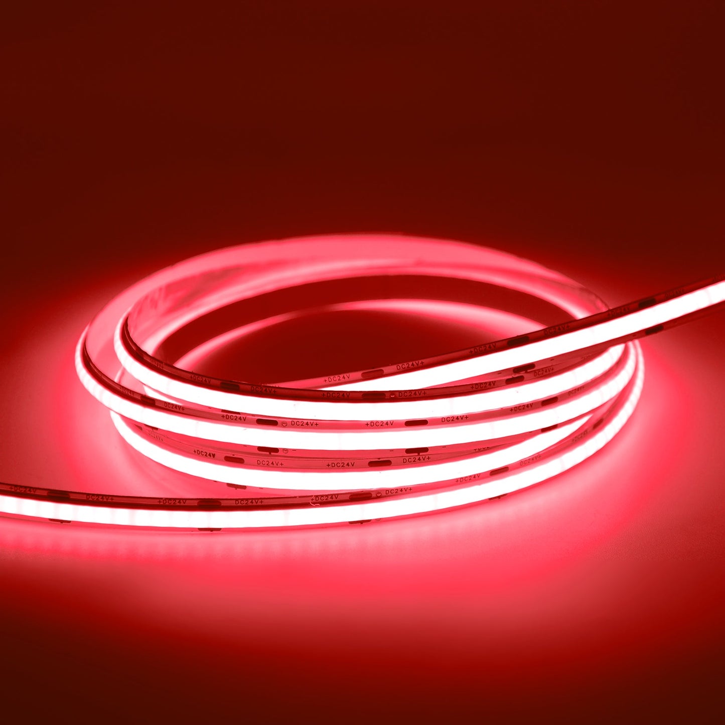  LED COB Strip Light, Seamless, 5M Reel, IP20, 24V, 8mm Wide