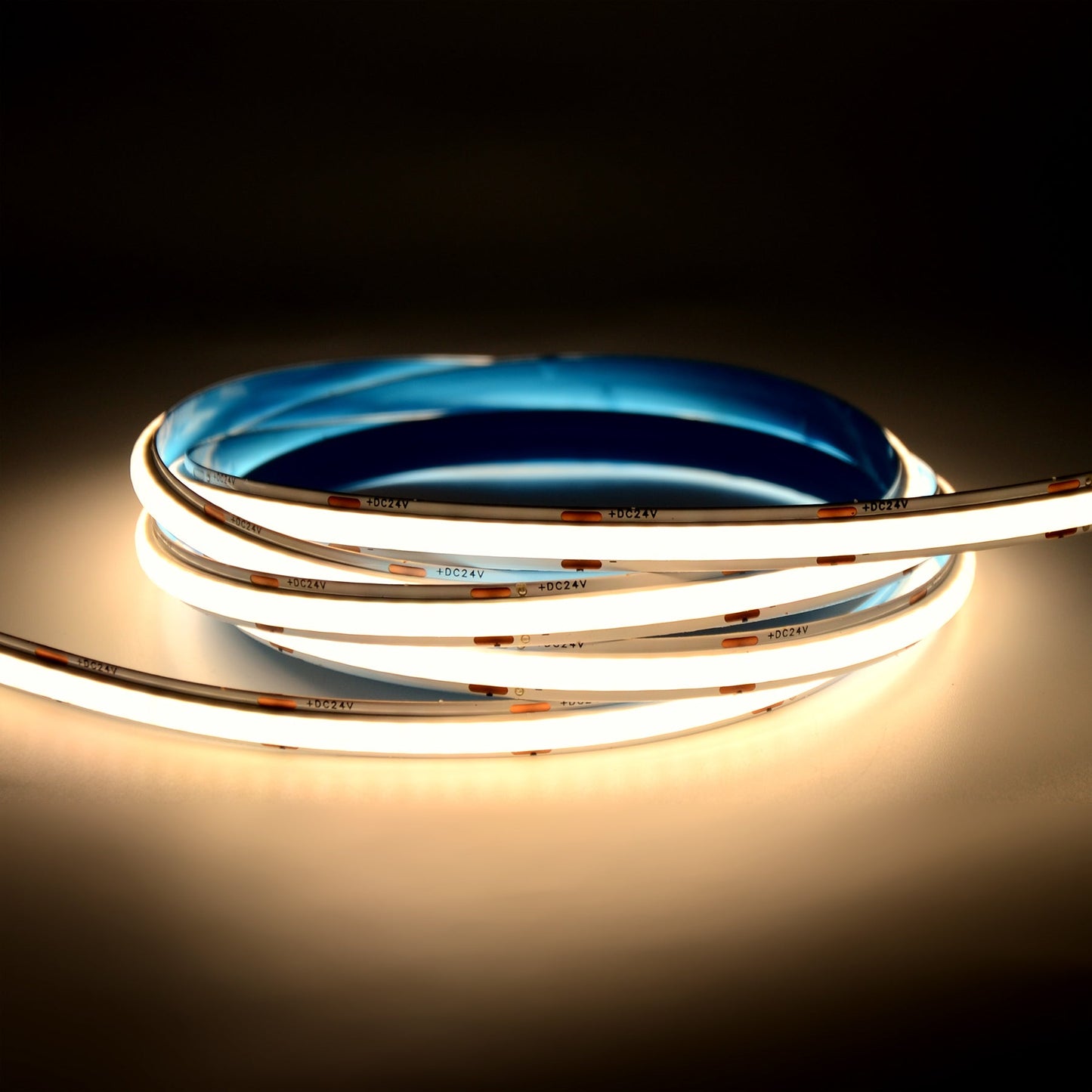  LED COB Strip Light, Seamless, 5M Reel, IP20, 24V, 8mm Wide
