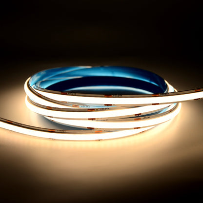  LED COB Strip Light, Seamless, 5M Reel, IP20, 24V, 8mm Wide