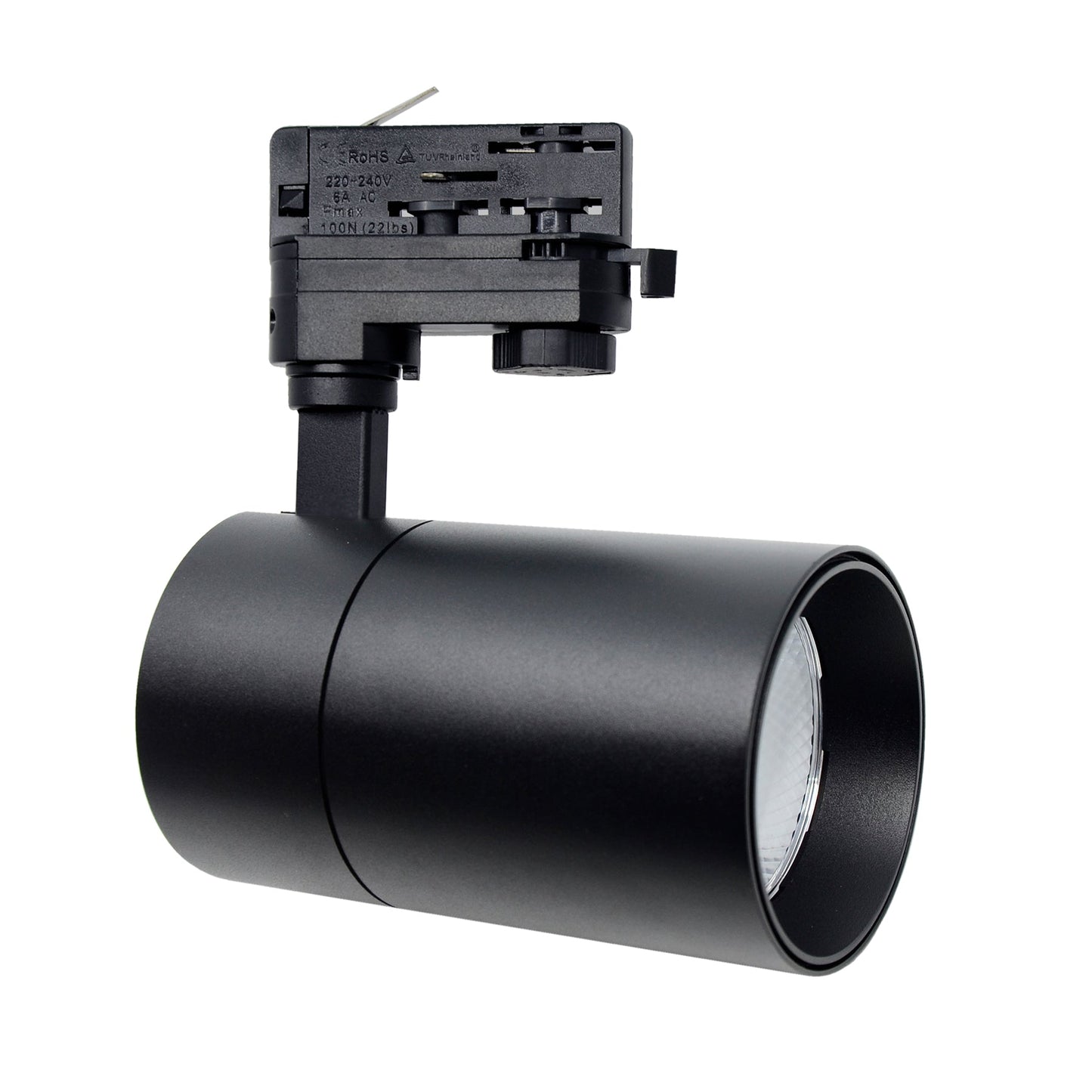  Black Dimmable LED Track Spotlight 3CCT