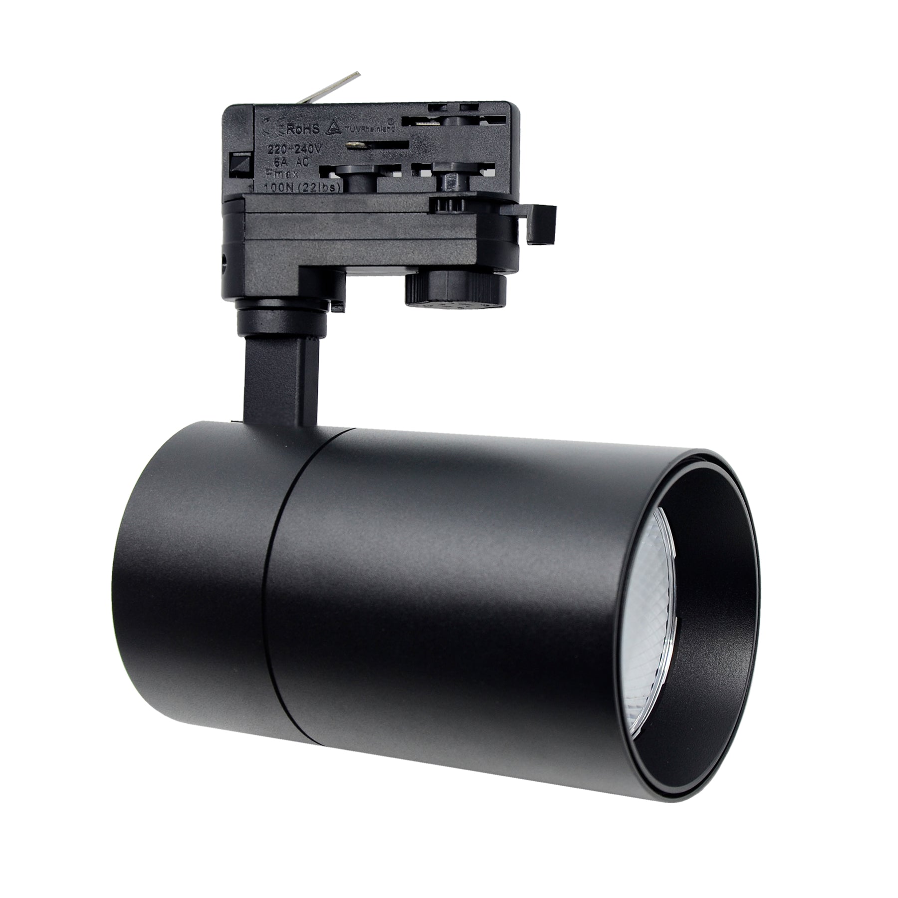  Black Dimmable LED Track Spotlight 3CCT