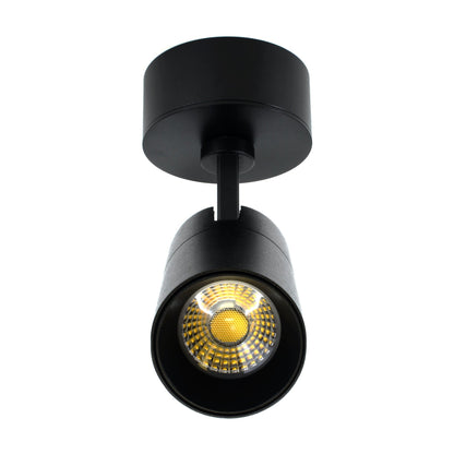  Black Dimmable LED Surface Mounted Spotlight 3CCT