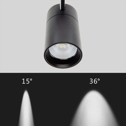  Black Dimmable LED Track Spotlight 3CCT