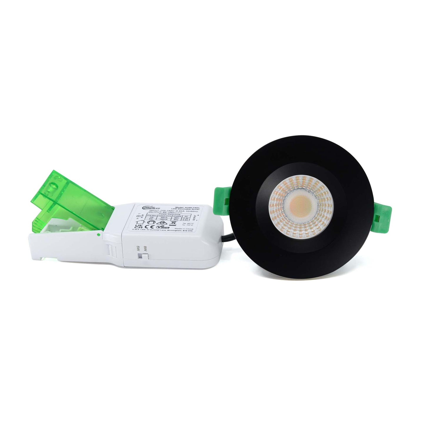  Fire Rated LED Downlight Dimmable Dual Wattage 5W/8W 4CCT