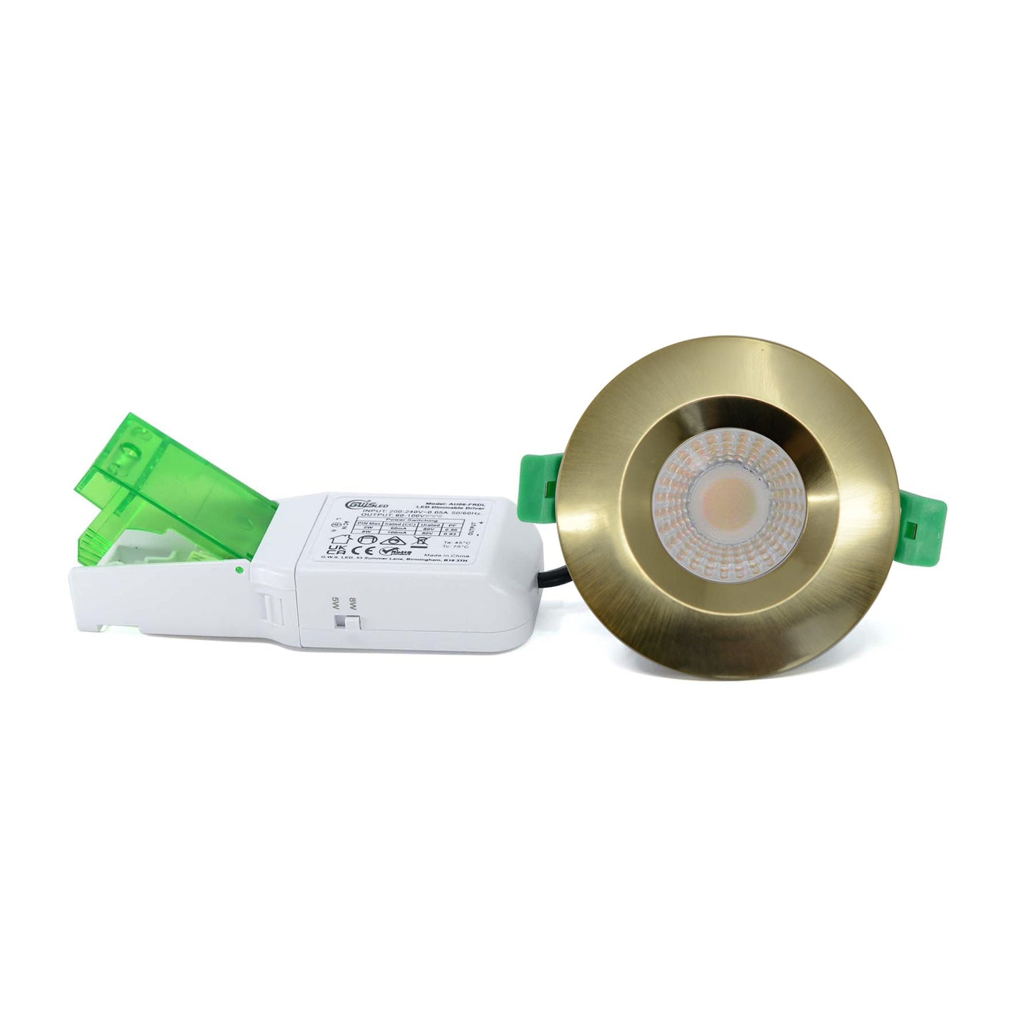  Fire Rated LED Downlight Dimmable Dual Wattage 5W/8W 4CCT