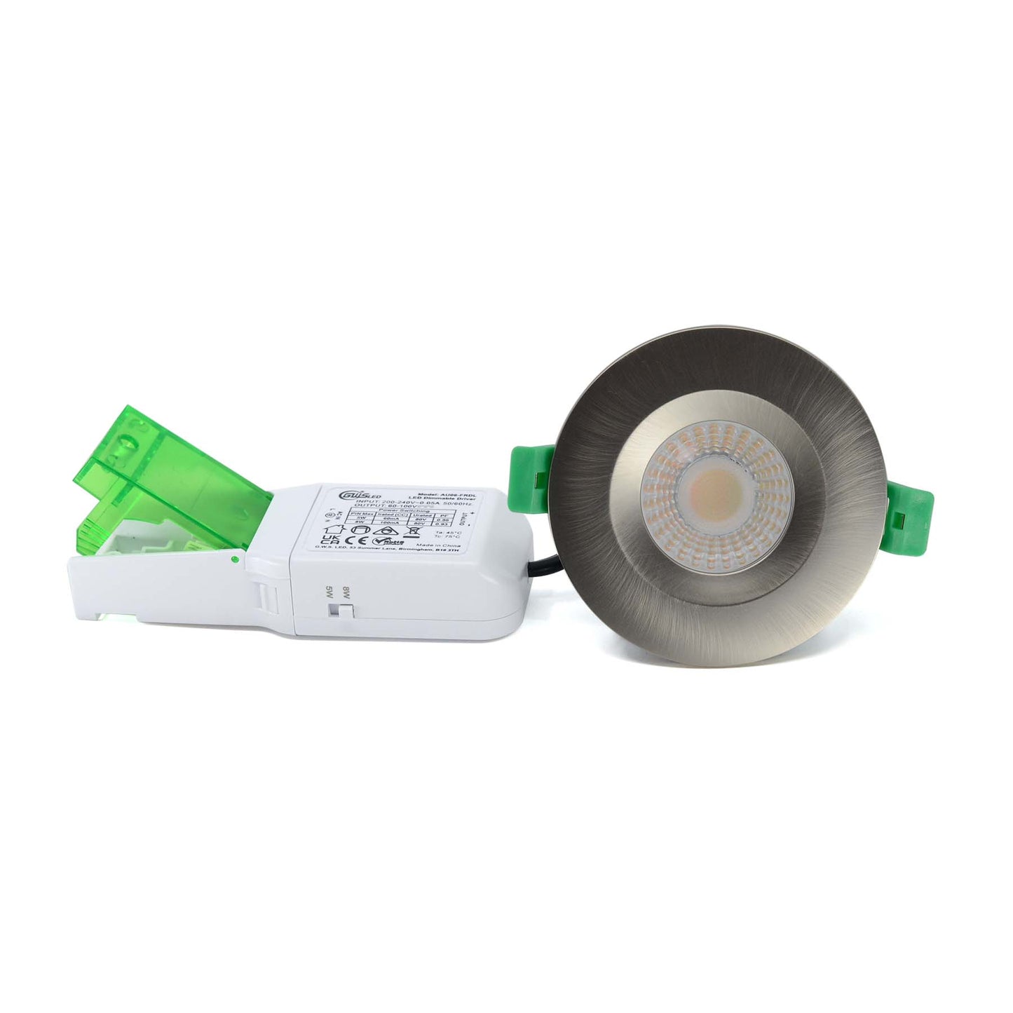  Fire Rated LED Downlight Dimmable Dual Wattage 5W/8W 4CCT