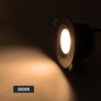  Fire Rated LED Downlight Dimmable Dual Wattage 5W/8W 4CCT