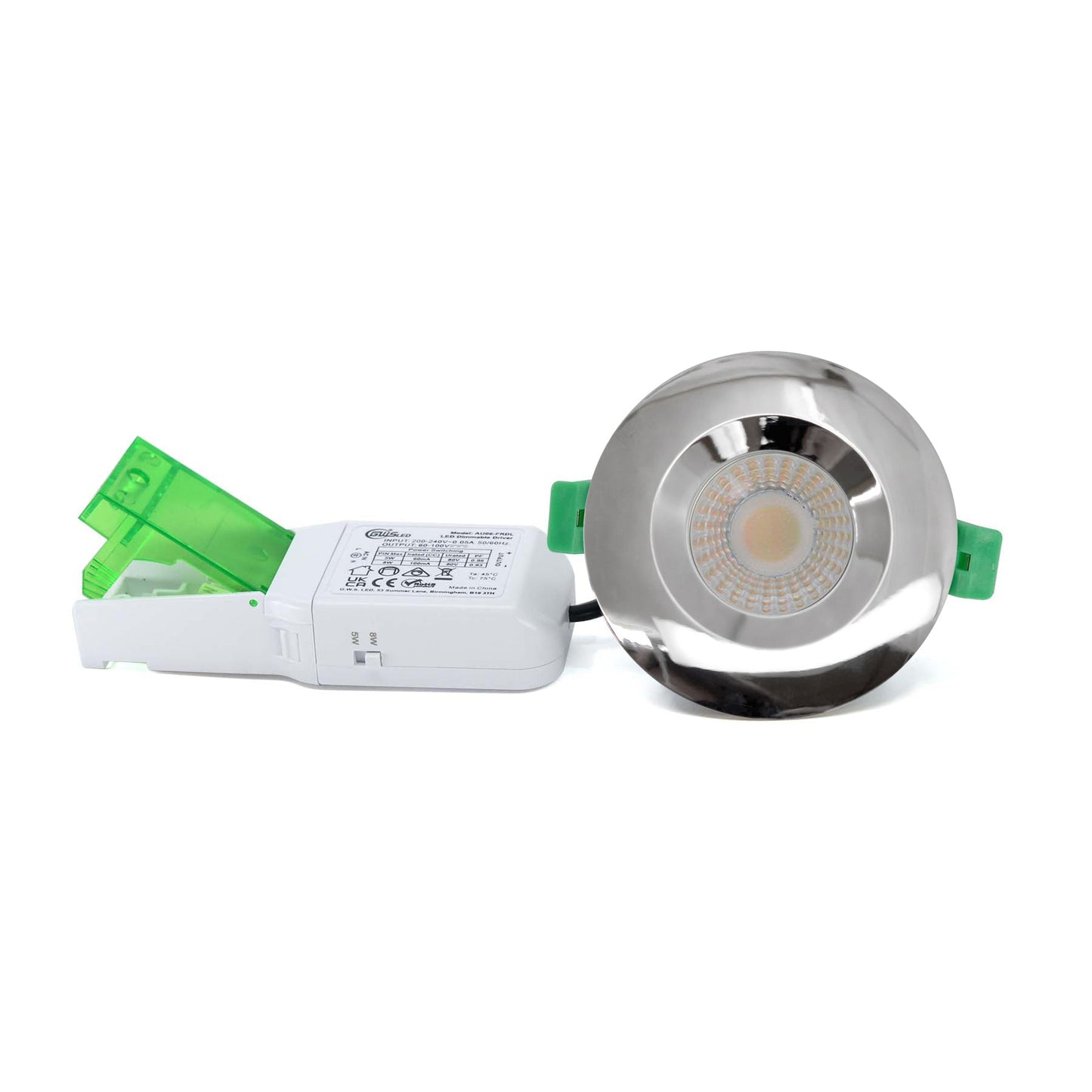 Fire Rated LED Downlight Dimmable Dual Wattage 5W/8W 4CCT