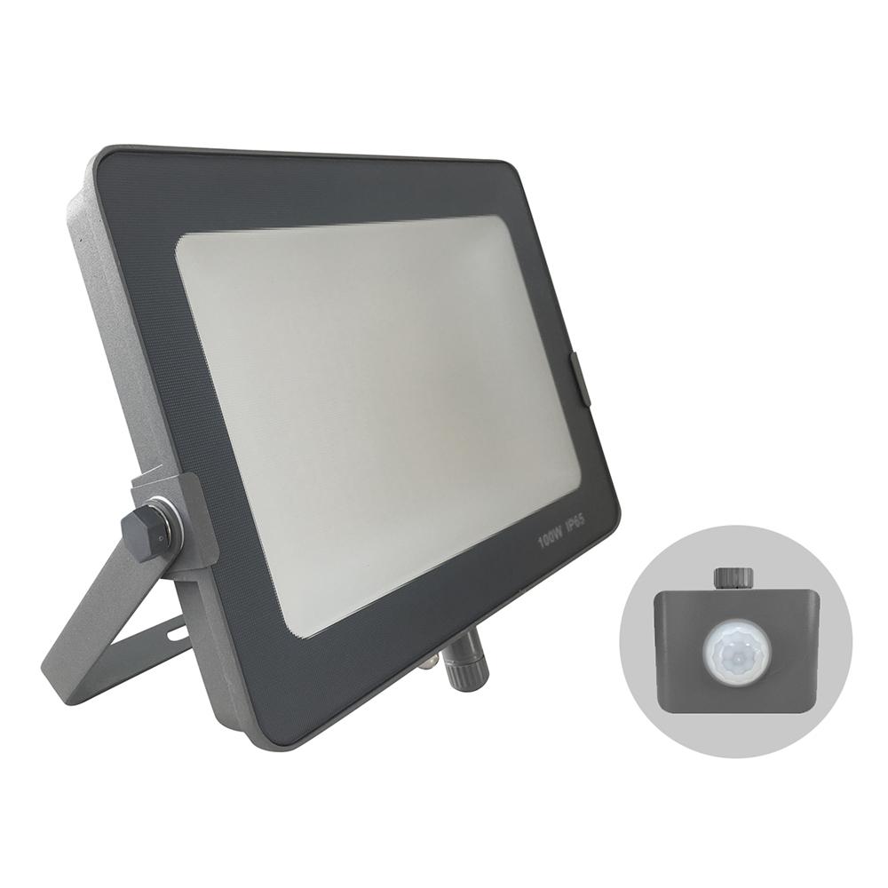  Infinity Grey Casing Tri-Colour LED Flood Light With PIR Motion Sensor