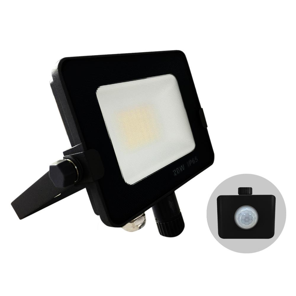  Infinity Black Casing LED Flood Light With PIR Motion Sensor