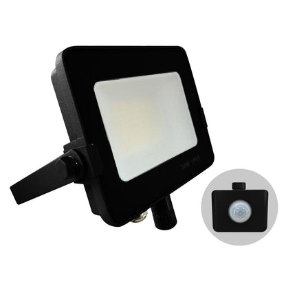  Infinity Black Casing LED Flood Light With PIR Motion Sensor