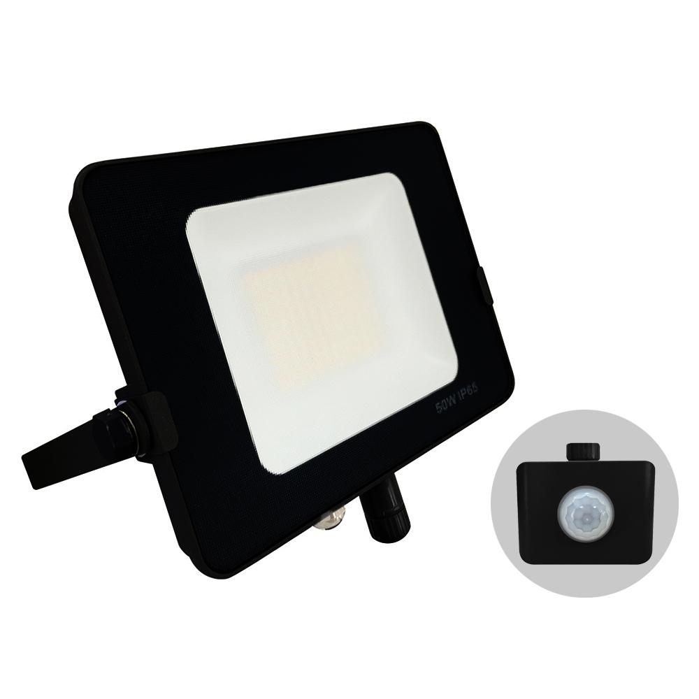  Infinity Black Casing LED Flood Light With PIR Motion Sensor