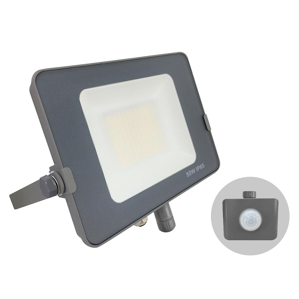  Infinity Grey Casing Tri-Colour LED Flood Light With PIR Motion Sensor