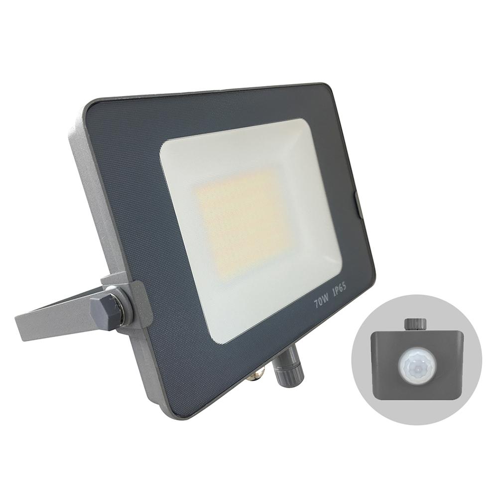  Infinity Grey Casing Tri-Colour LED Flood Light With PIR Motion Sensor