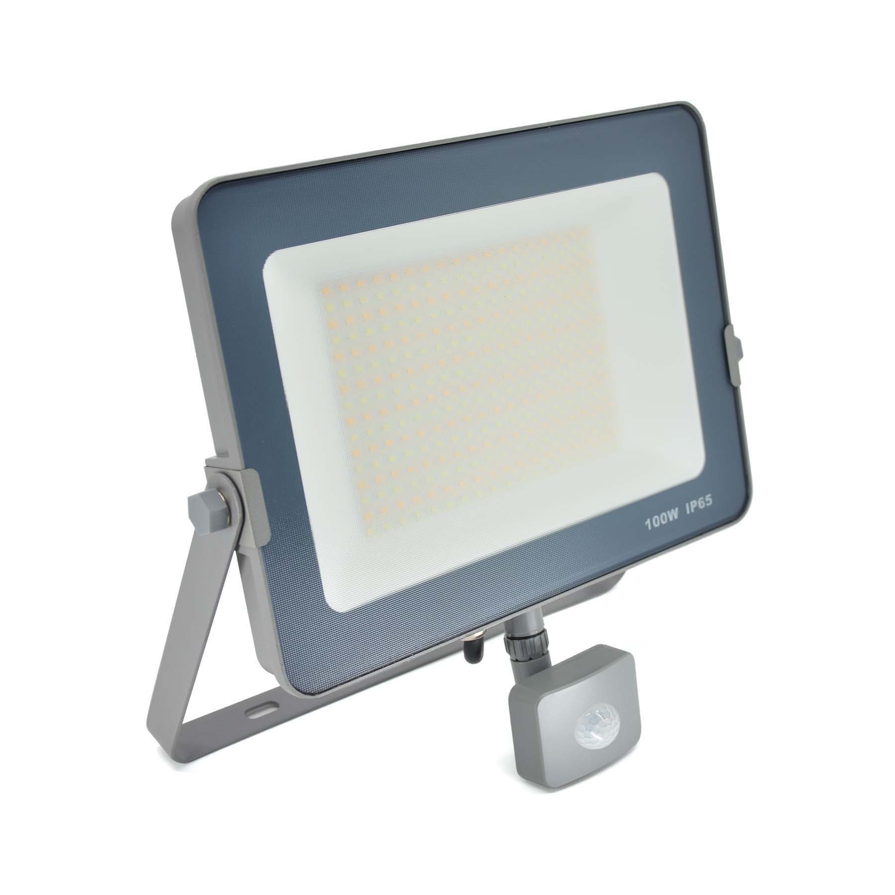  Infinity Grey Casing Tri-Colour LED Flood Light With PIR Motion Sensor