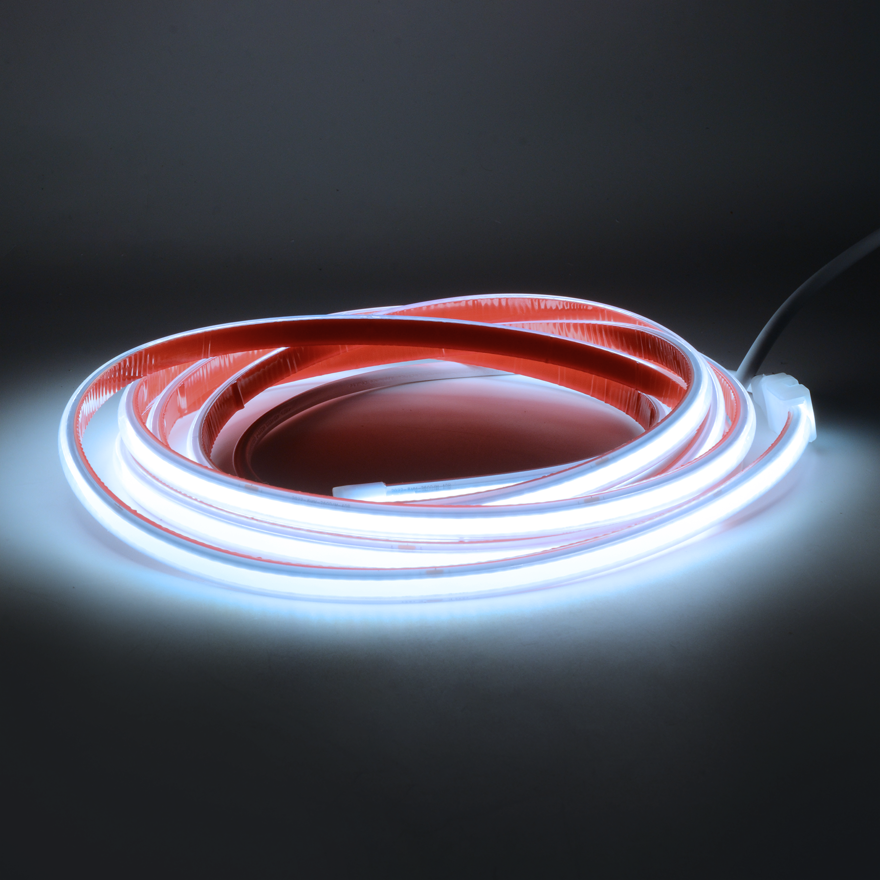  Plug & Play LED COB AC Strip Light, Seamless, IP65, 220V-240V, 10mm Wide, 10cm/Cut
