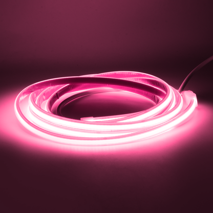  Plug & Play LED COB AC Strip Light, Seamless, IP65, 220V-240V, 10mm Wide, 10cm/Cut