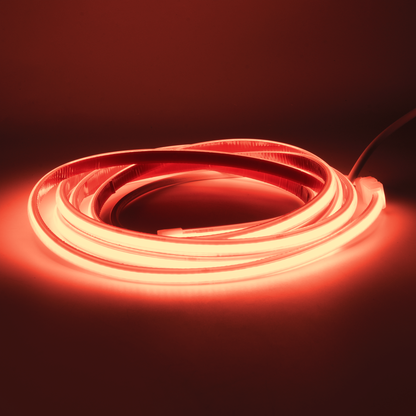 Plug & Play LED COB AC Strip Light, Seamless, IP65, 220V-240V, 10mm Wide, 10cm/Cut