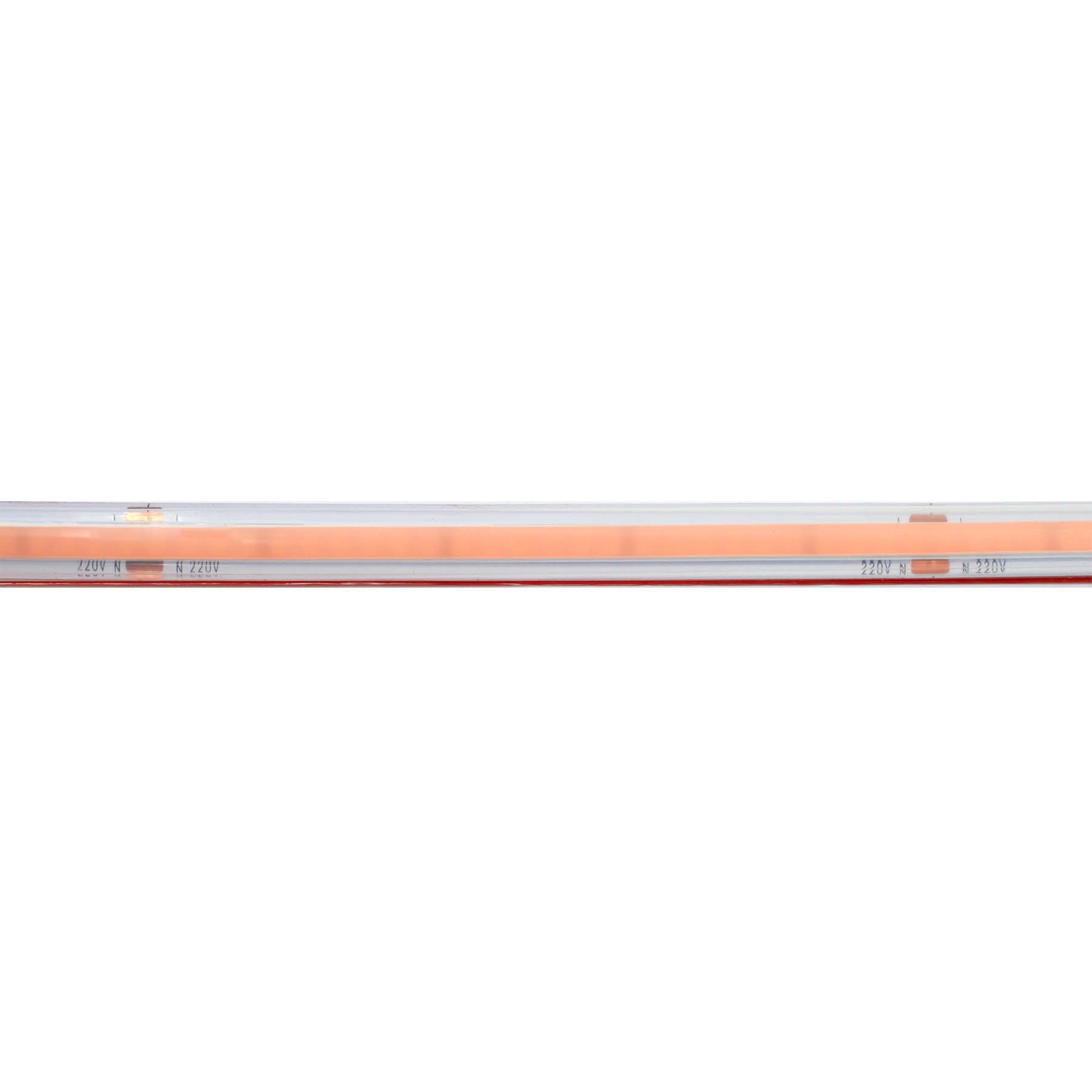  Plug & Play LED COB AC Strip Light, Seamless, IP65, 220V-240V, 10mm Wide, 10cm/Cut