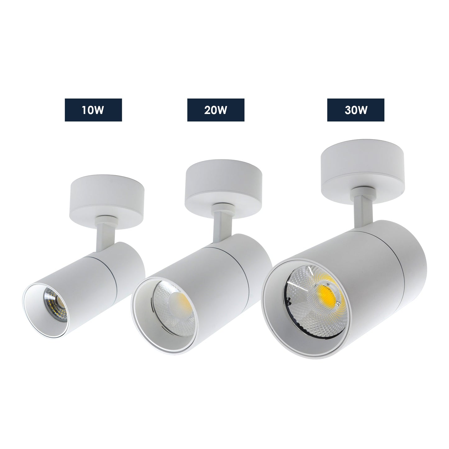  White Dimmable LED Surface Mounted Spotlight 3CCT