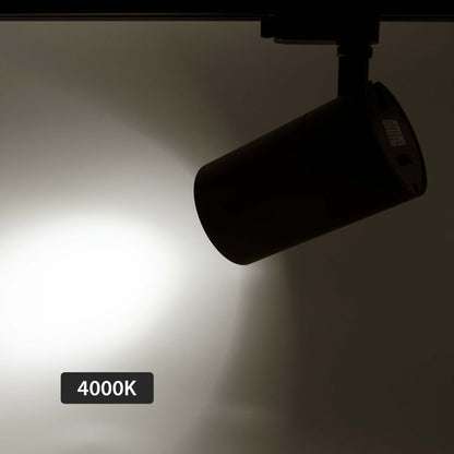  White Dimmable LED Track Spotlight 3CCT