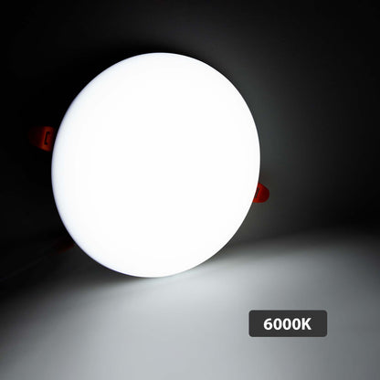  Adjustable Cut-Out Rimless Recessed Round LED Panel Light