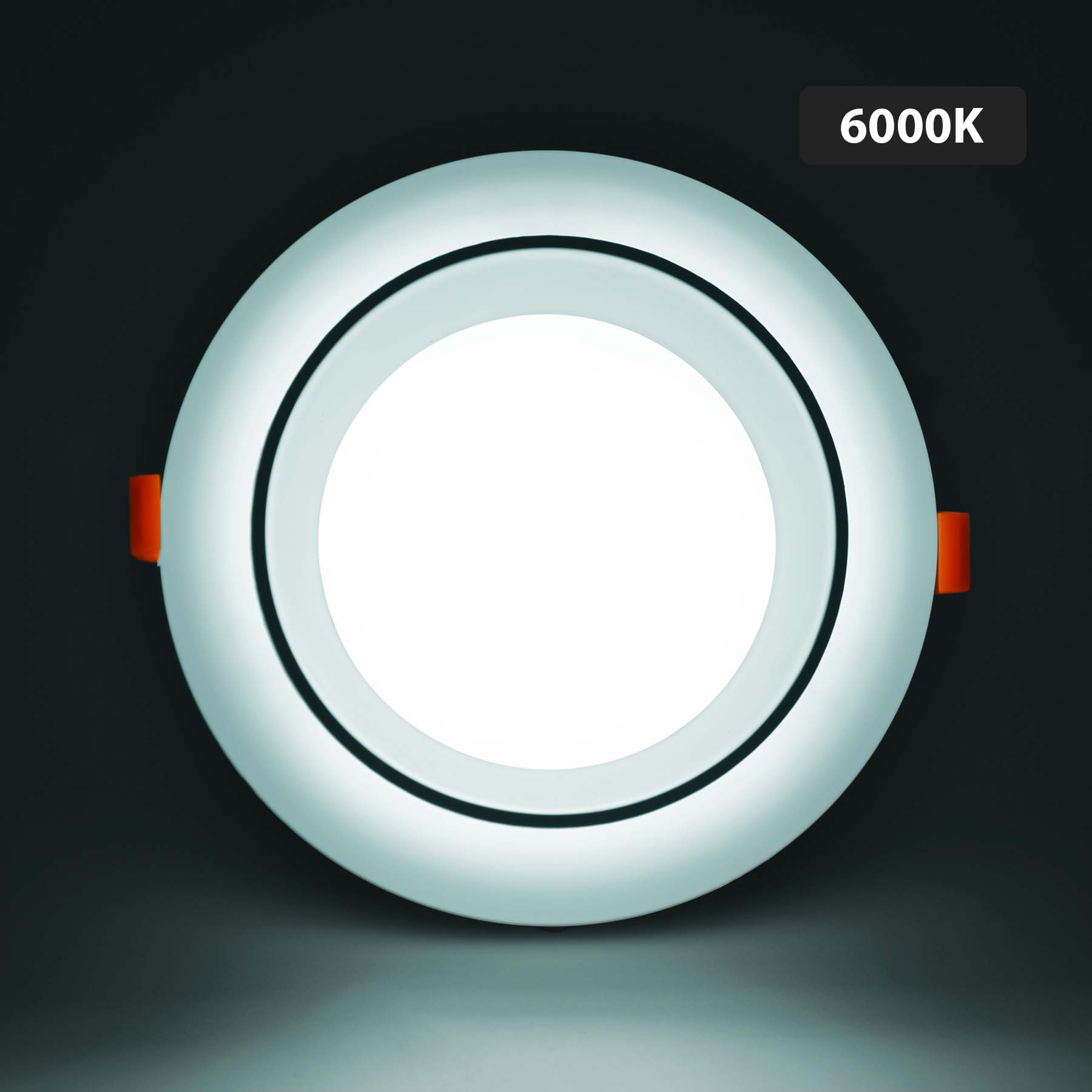  Backlit Recessed Round LED Panel Light