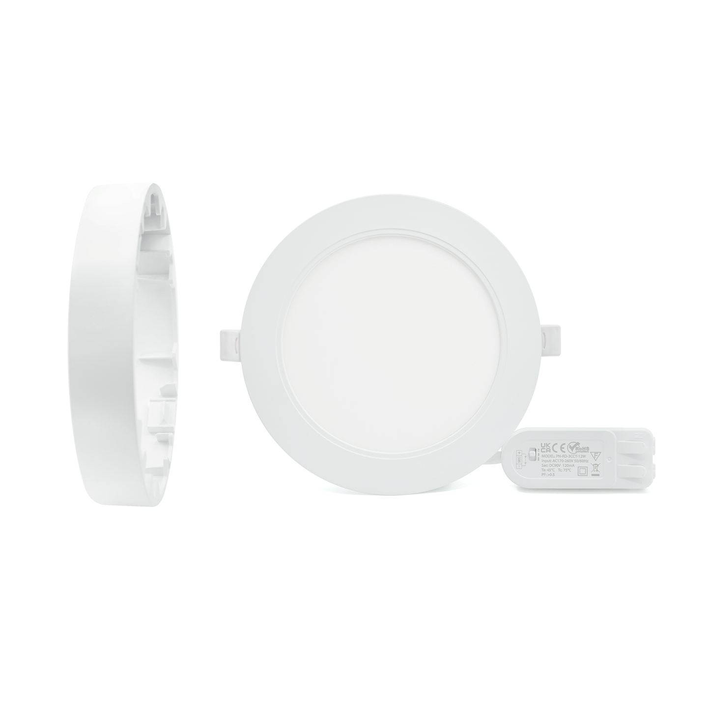  LED Panel Light Round Surface Mounted 3CCT IP54