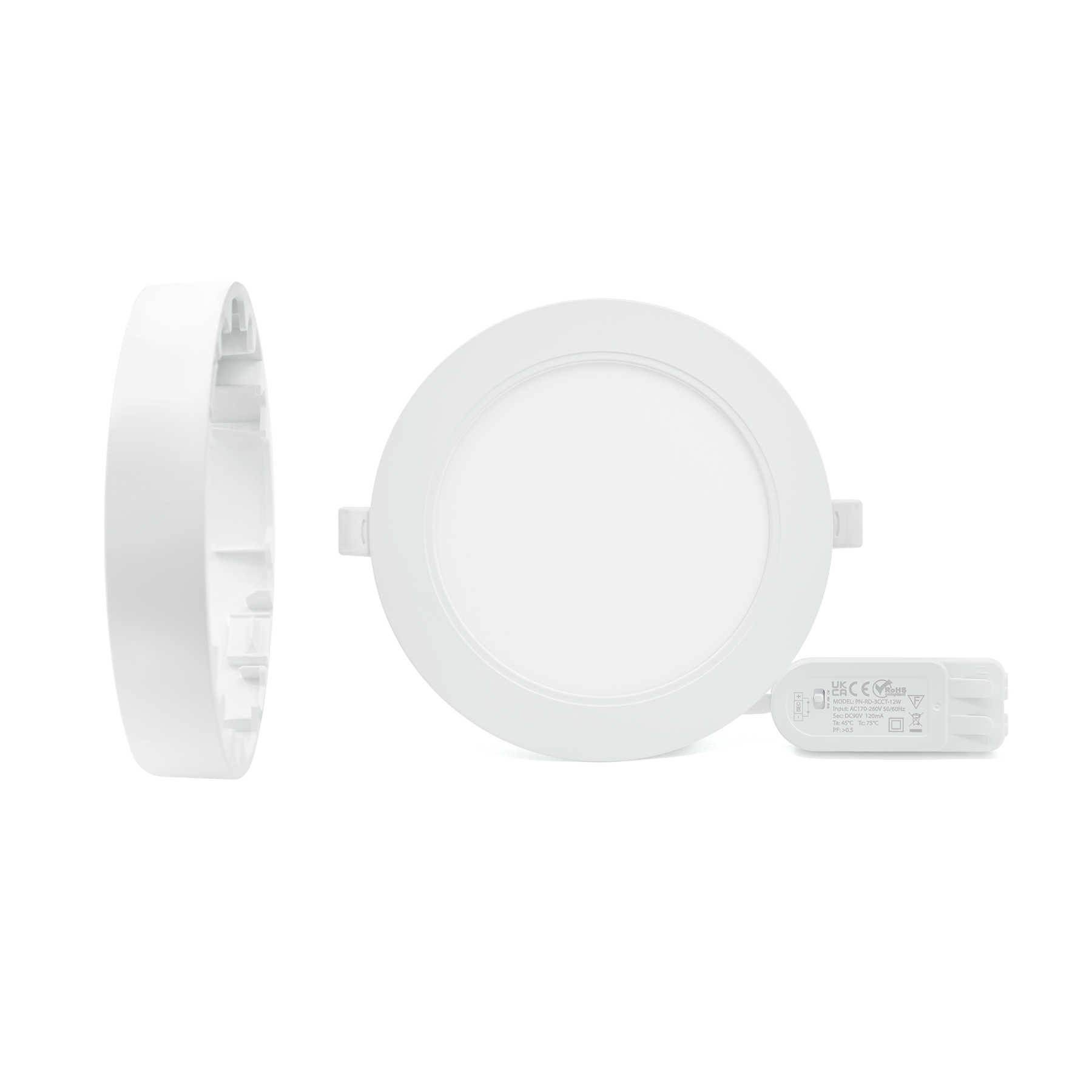  LED Panel Light Round Surface Mounted 3CCT IP54