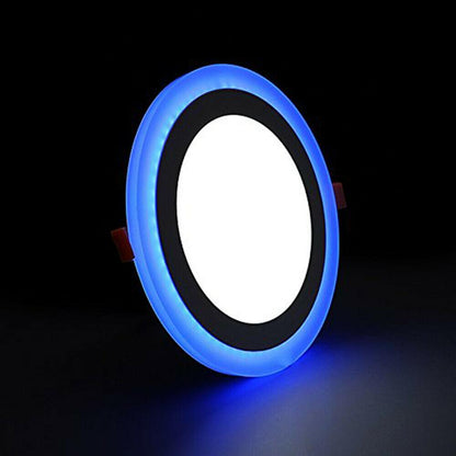  Recessed Round Blue Edge Lit LED Panel Light