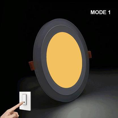  Recessed Round Blue Edge Lit LED Panel Light