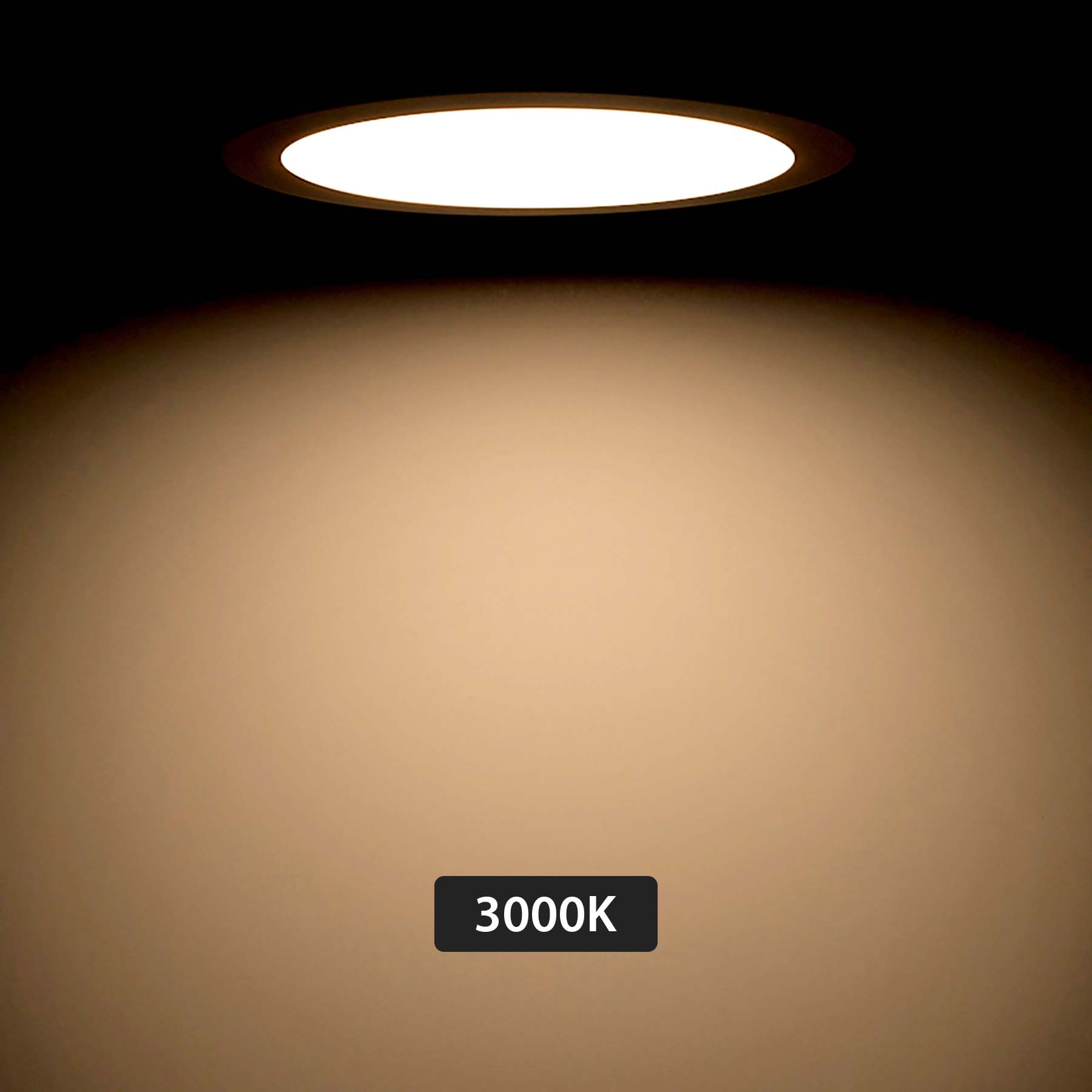 Recessed Round LED Slim Panel Light