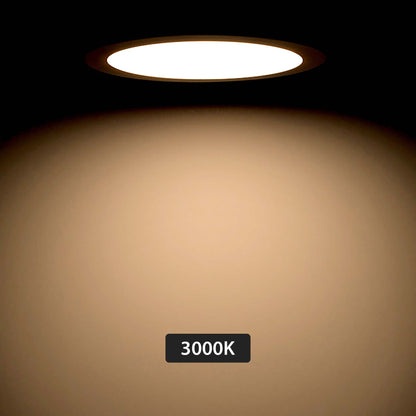  Recessed Round LED Slim Panel Light
