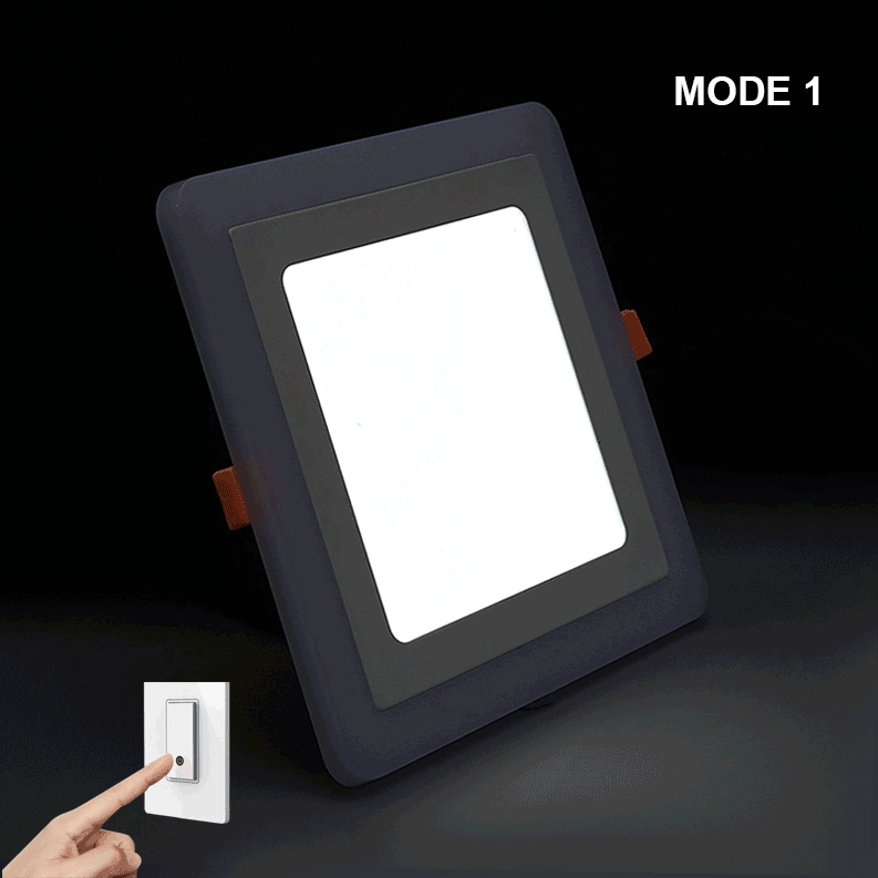  Recessed Square Blue Edge Lit LED Panel Light