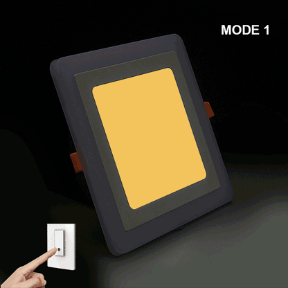  Recessed Square Blue Edge Lit LED Panel Light