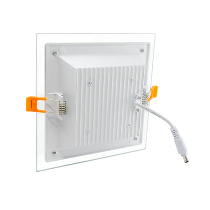  Recessed Square Crystal Glass Edge LED Panel Light