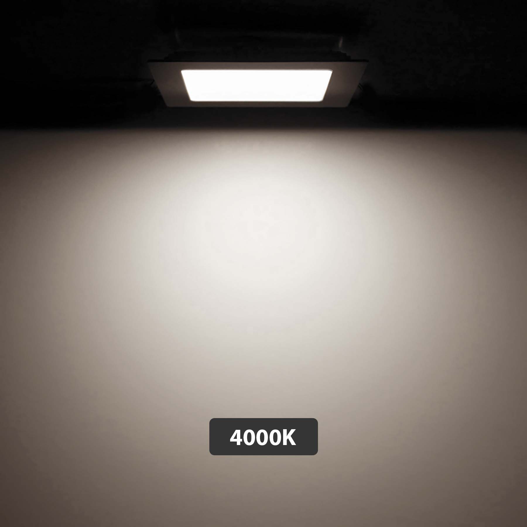  Recessed Square LED Slim Panel Light