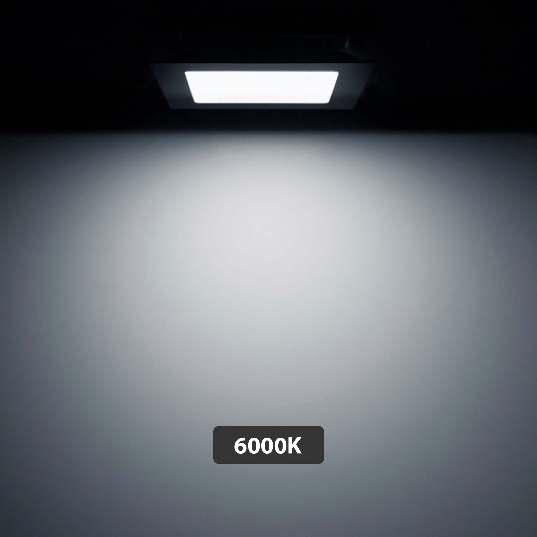  Recessed Square LED Slim Panel Light