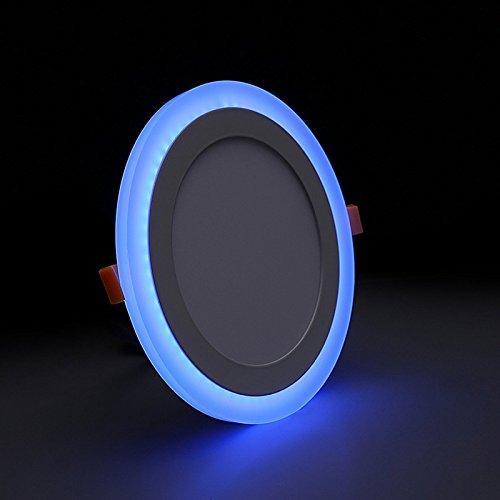  Recessed Round Blue Edge Lit LED Panel Light