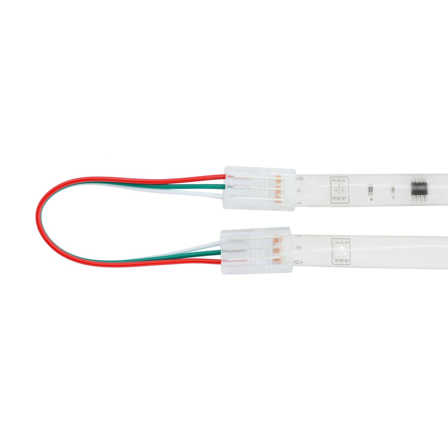  3 Pin 2 End Solderless Wire Connector For CCT/Pixel LED Strip Lights