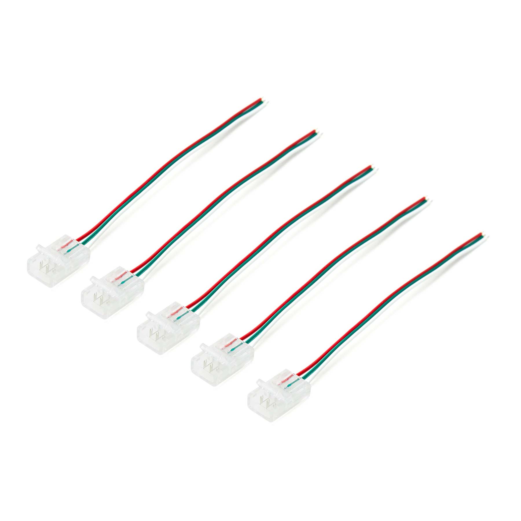  3 Pin 1 End Solderless Wire Connector For CCT/Pixel LED Strip Lights