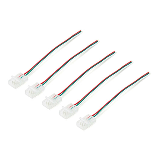  3 Pin 1 End Solderless Wire Connector For CCT/Pixel LED Strip Lights