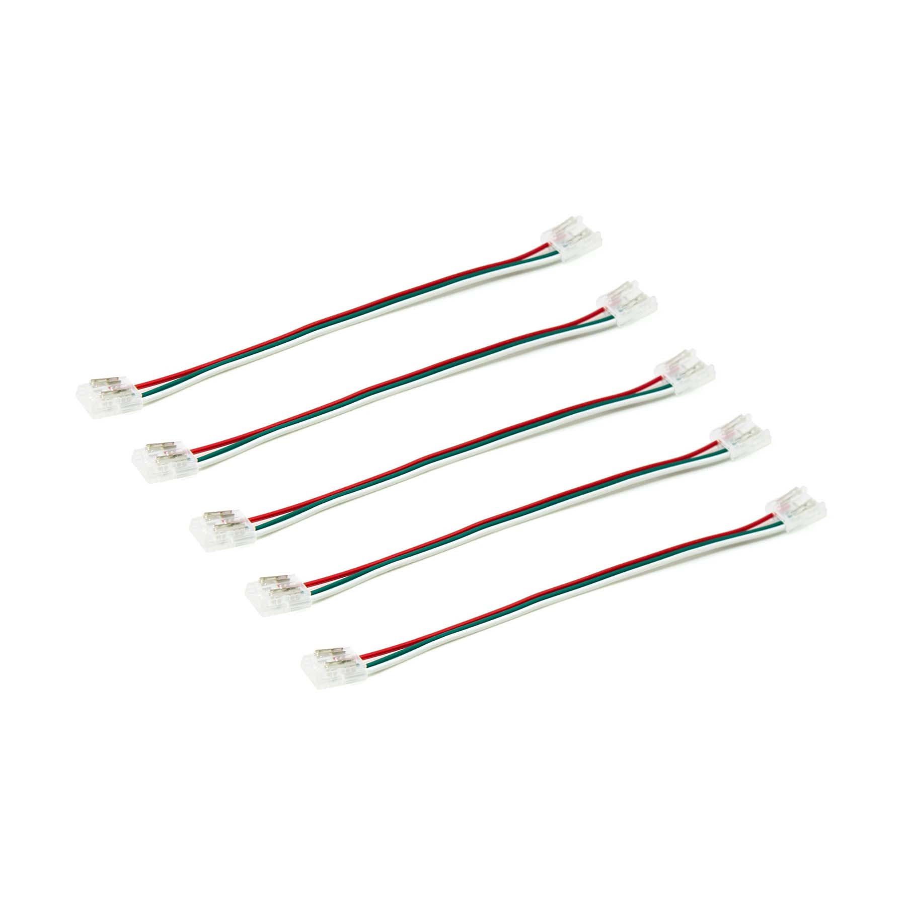  3 Pin 2 End Solderless Wire Connector For CCT/Pixel LED COB Strip Lights