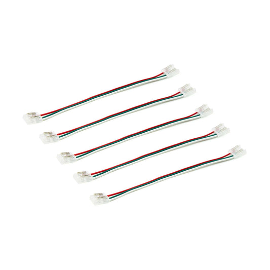  3 Pin 2 End Solderless Wire Connector For CCT/Pixel LED COB Strip Lights