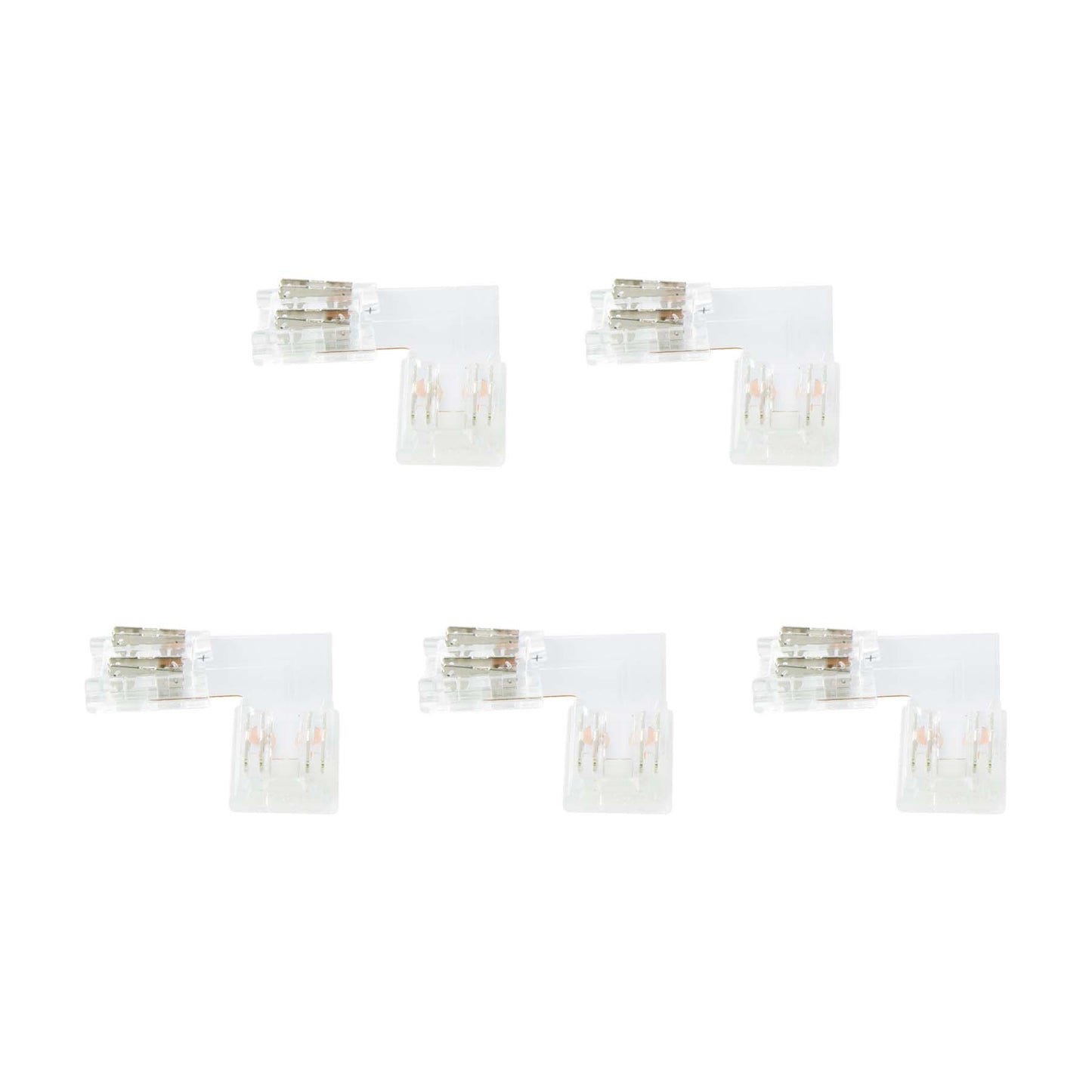 3 Pin Solderless L Shape Connector For CCT/Pixel LED COB Strip Lights
