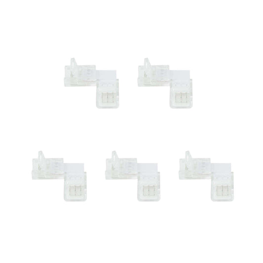  3 Pin Solderless L Shape Connector For CCT/Pixel LED Strip Lights