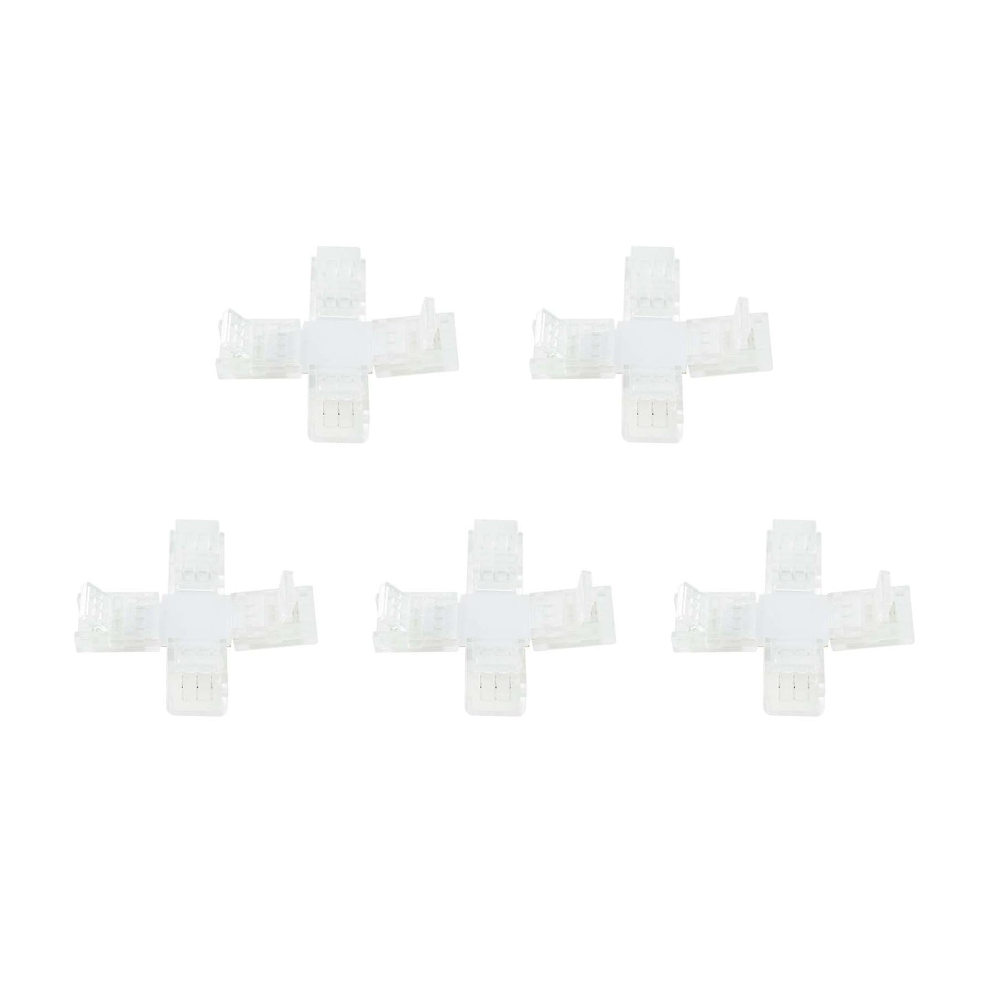  3 Pin Solderless X Shape Connector For CCT/Pixel LED Strip Lights