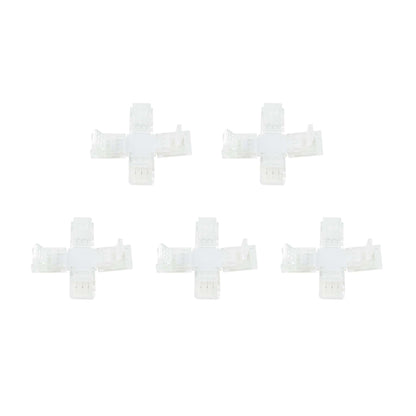  3 Pin Solderless X Shape Connector For CCT/Pixel LED Strip Lights